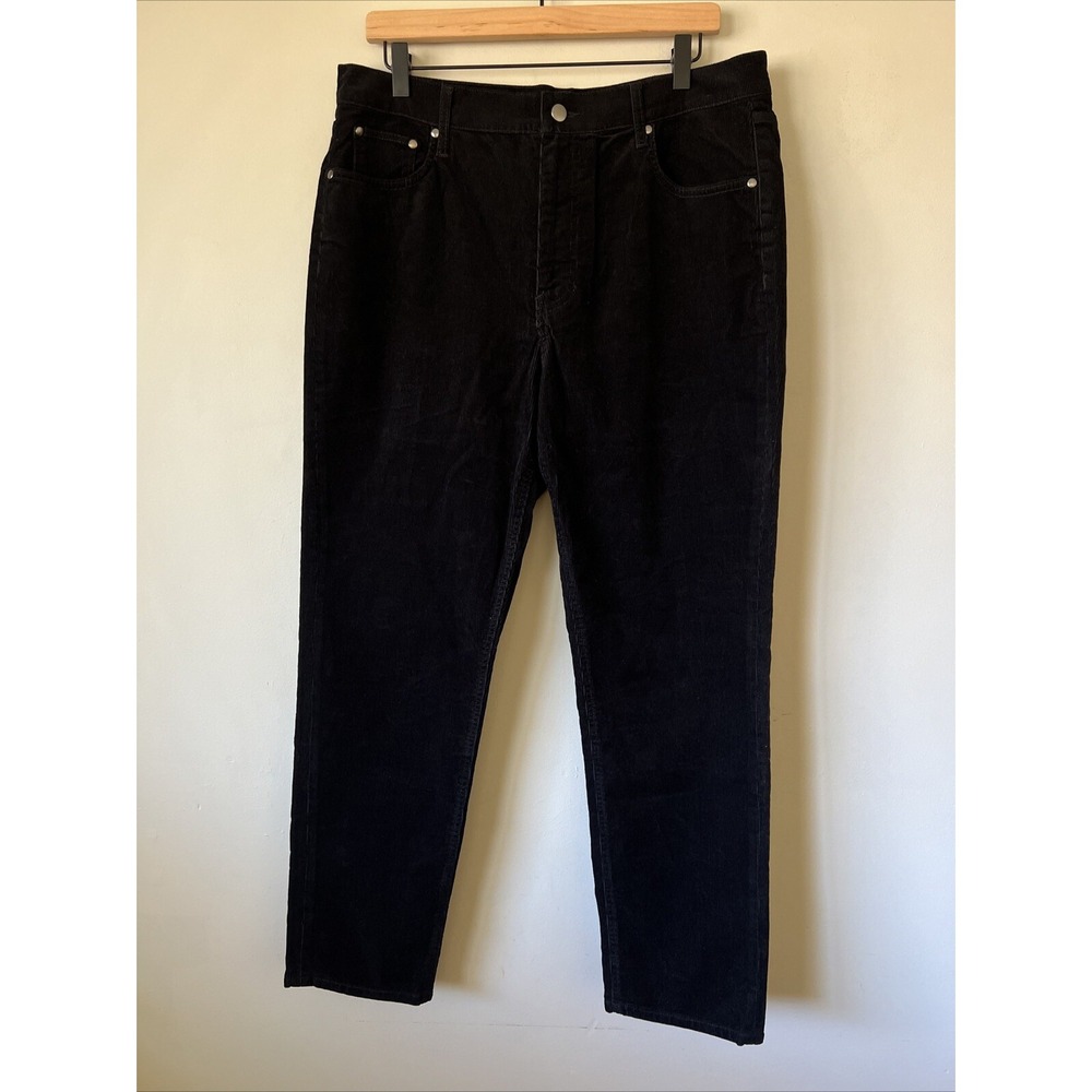 BODEN Womens 5 Pocket Cord Slim Jeans in Black Size 12 - Picture 2 of 6